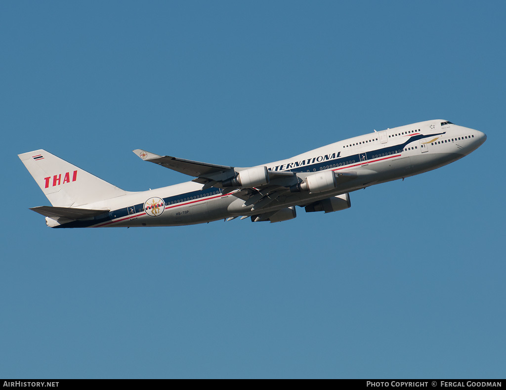 Aircraft Photo of HS-TGP | Boeing 747-4D7 | Thai Airways International | AirHistory.net #113422