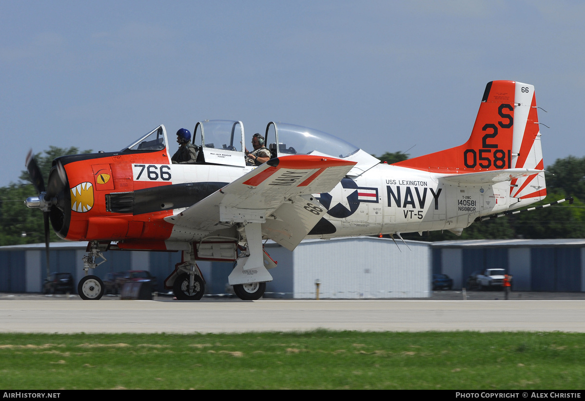 Aircraft Photo of N688GR / 140581 | North American T-28C Trojan | USA - Navy | AirHistory.net #113435