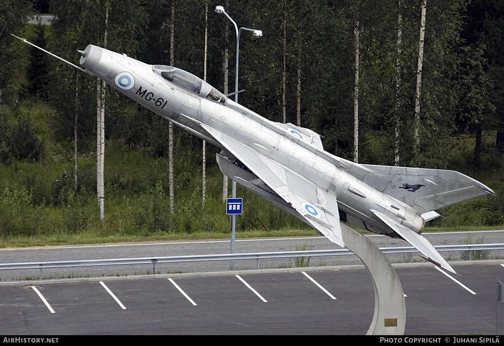 Aircraft Photo of MG-61 | Mikoyan-Gurevich MiG-21F-13 | Finland - Air Force | AirHistory.net #113447