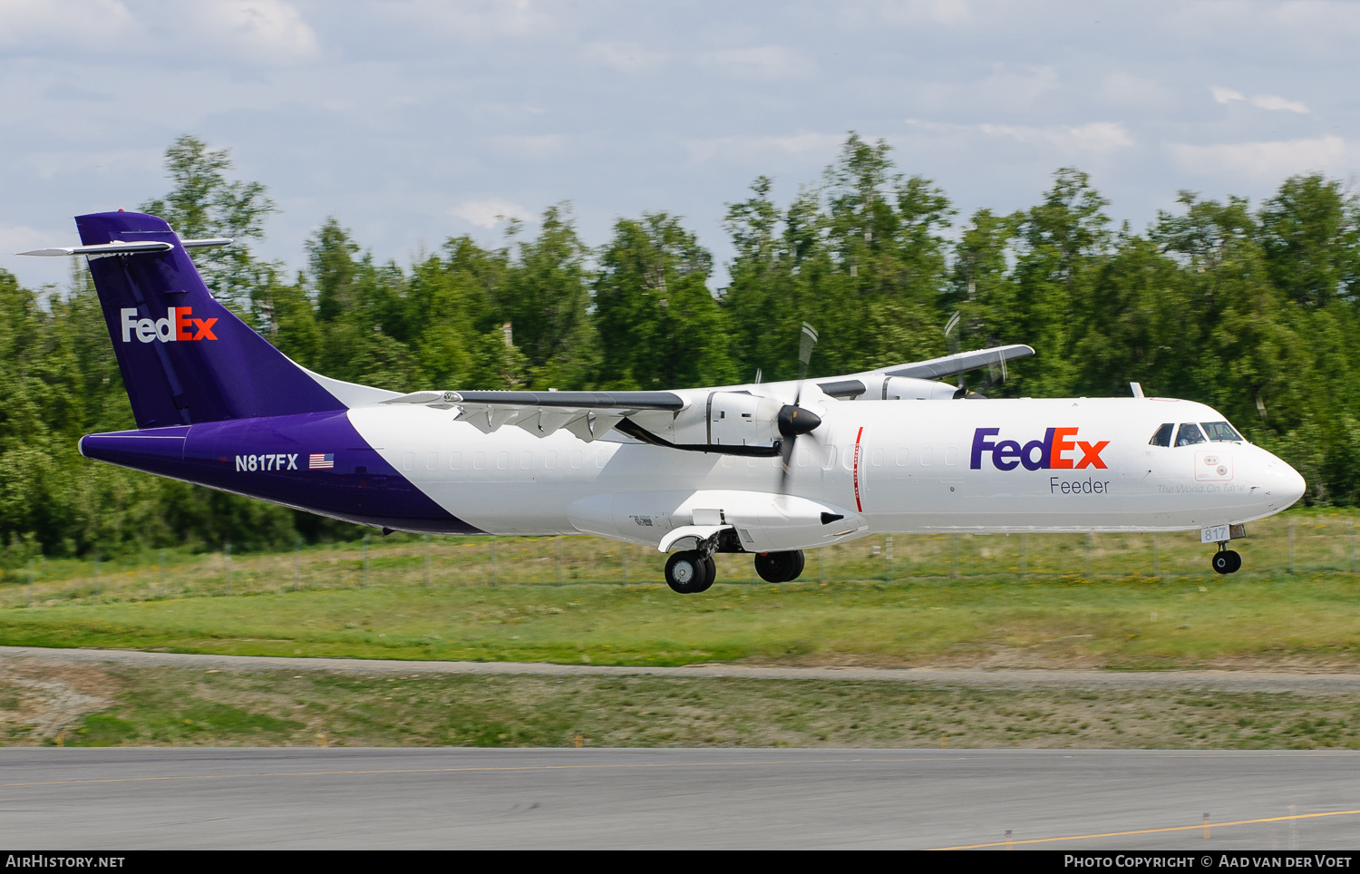 Aircraft Photo of N817FX | ATR ATR-72-202/F | FedEx Feeder | AirHistory.net #113462