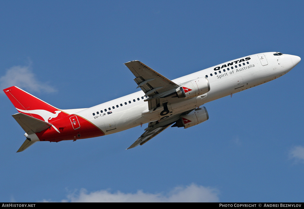 Aircraft Photo of VH-TJM | Boeing 737-476 | Qantas | AirHistory.net #113473