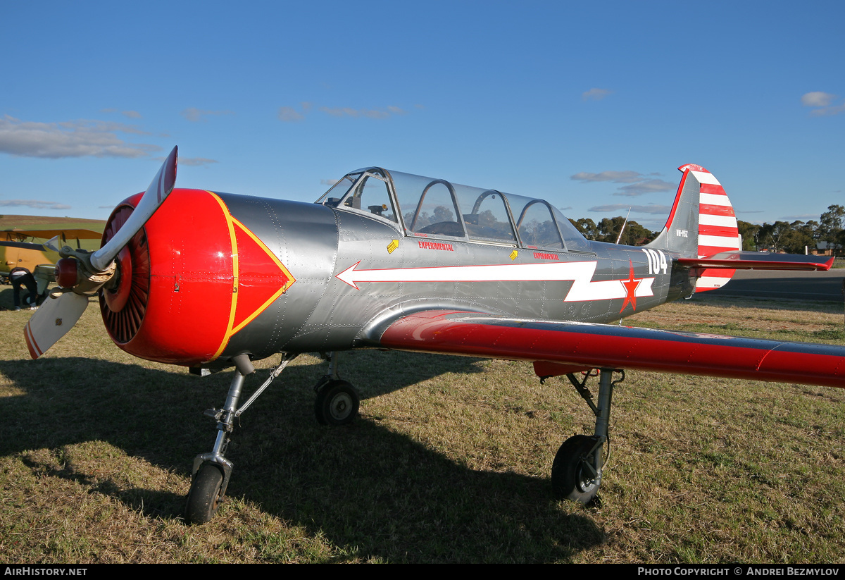 Aircraft Photo of VH-YSZ | Yakovlev Yak-52 | Soviet Union - Air Force | AirHistory.net #113499