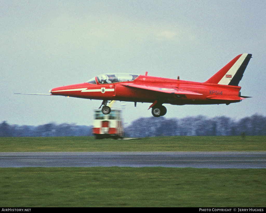 Aircraft Photo of XP514 | Folland Fo.144 Gnat T.1 | UK - Air Force | AirHistory.net #113513