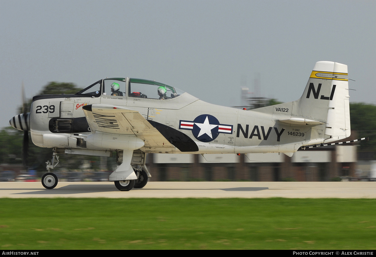 Aircraft Photo of N4168E / NX4168E / 146239 | North American T-28C Trojan | USA - Navy | AirHistory.net #113537