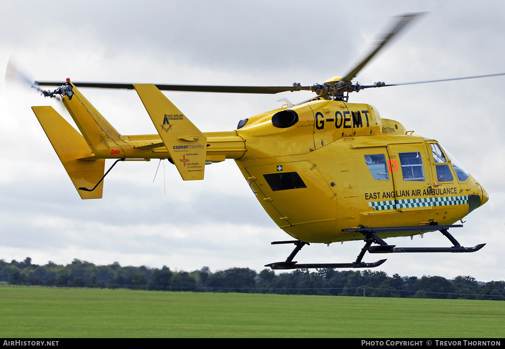 Aircraft Photo of G-OEMT | Eurocopter-Kawasaki BK-117C-1 | East Anglian Air Ambulance | AirHistory.net #113549