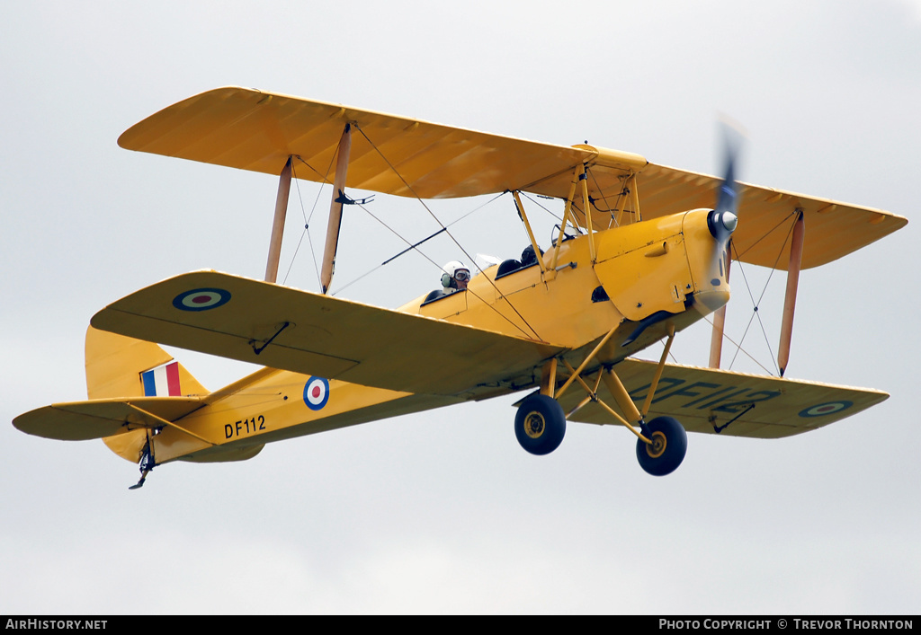 Aircraft Photo of G-ANRM / DF112 | De Havilland D.H. 82A Tiger Moth II | UK - Air Force | AirHistory.net #113550