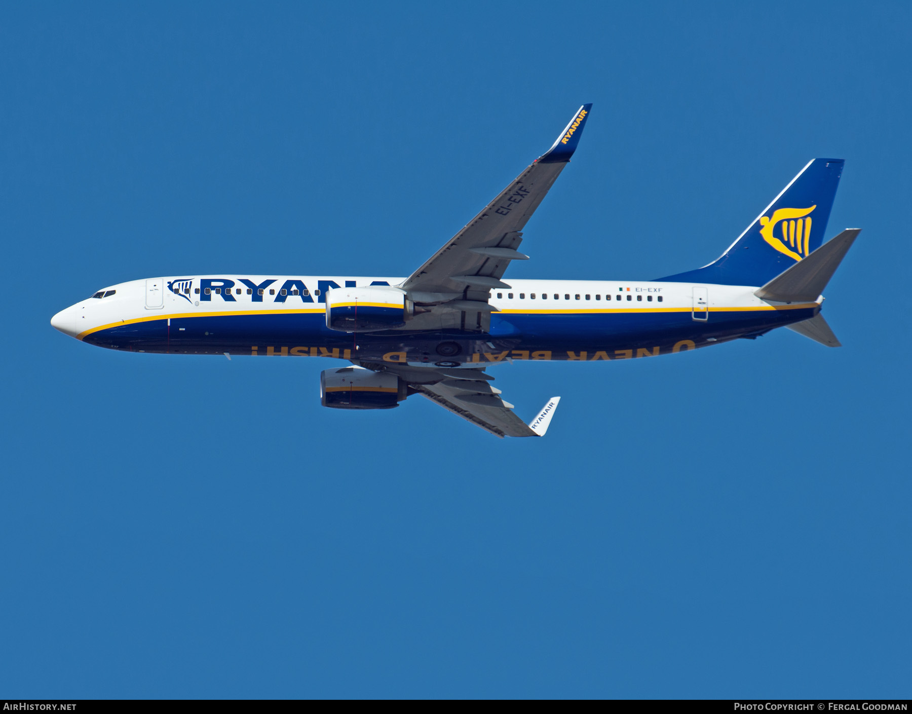 Aircraft Photo of EI-EXF | Boeing 737-8AS | Ryanair | AirHistory.net #113562