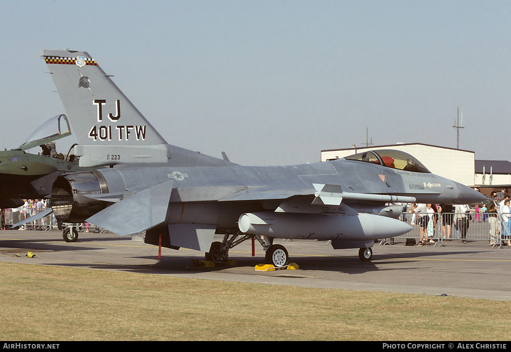 Aircraft Photo of 87-0223 / AF87-223 | General Dynamics F-16C Fighting Falcon | USA - Air Force | AirHistory.net #113584