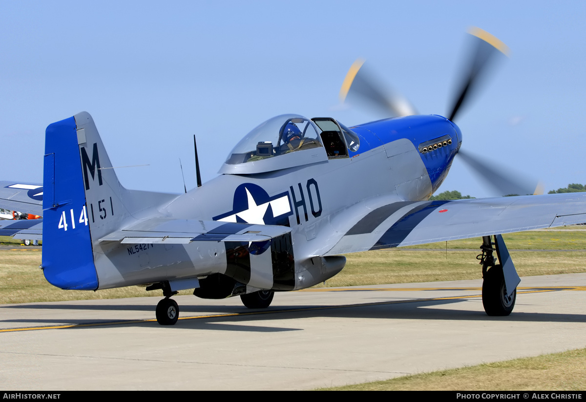 Aircraft Photo of N5427V / NL5427V / 414151 | North American P-51D Mustang | USA - Air Force | AirHistory.net #113597