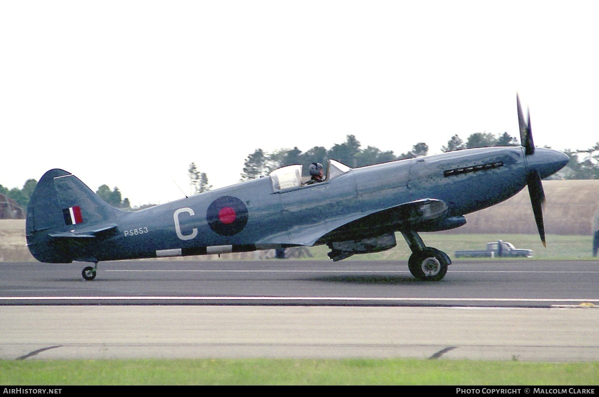 Aircraft Photo of PS853 | Supermarine 389 Spitfire PR19 | UK - Air Force | AirHistory.net #113640