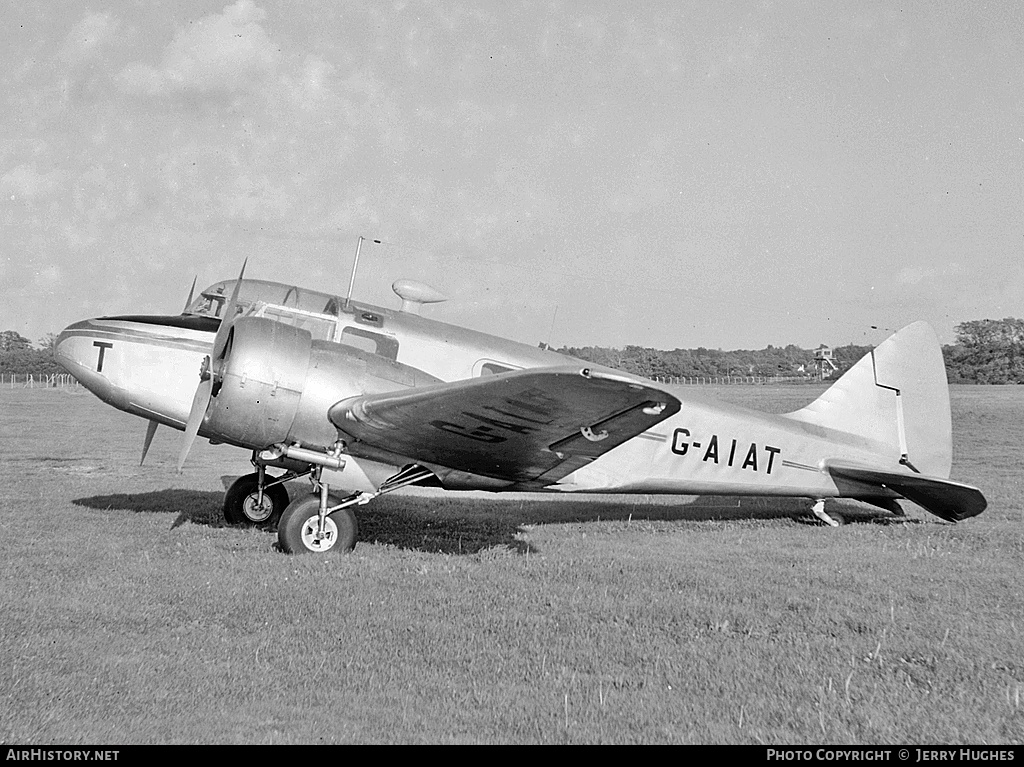 Aircraft Photo of G-AIAT | Airspeed AS-40 Oxford | AirHistory.net #113659