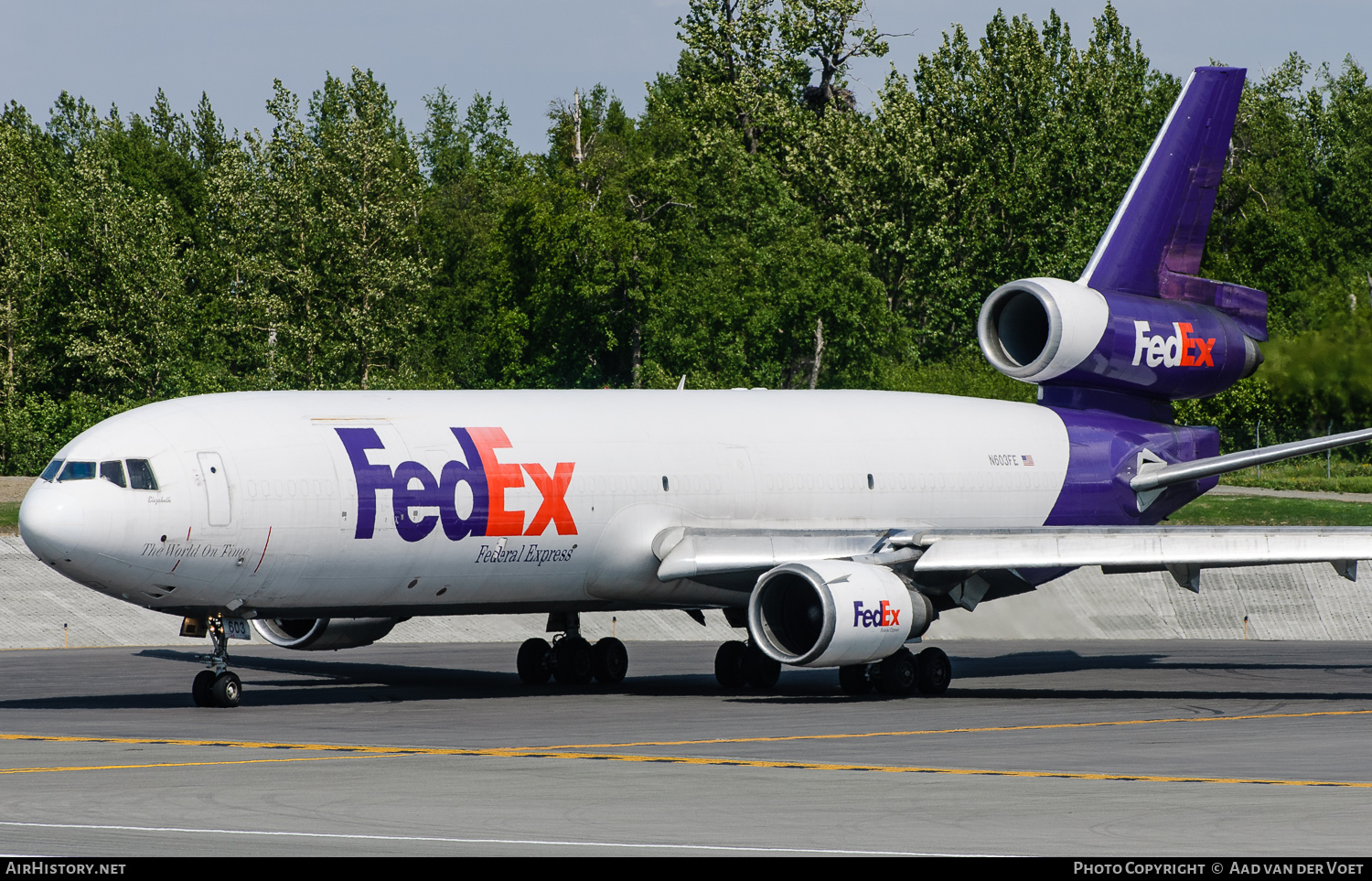 Aircraft Photo of N603FE | McDonnell Douglas MD-11F | Fedex - Federal Express | AirHistory.net #113670