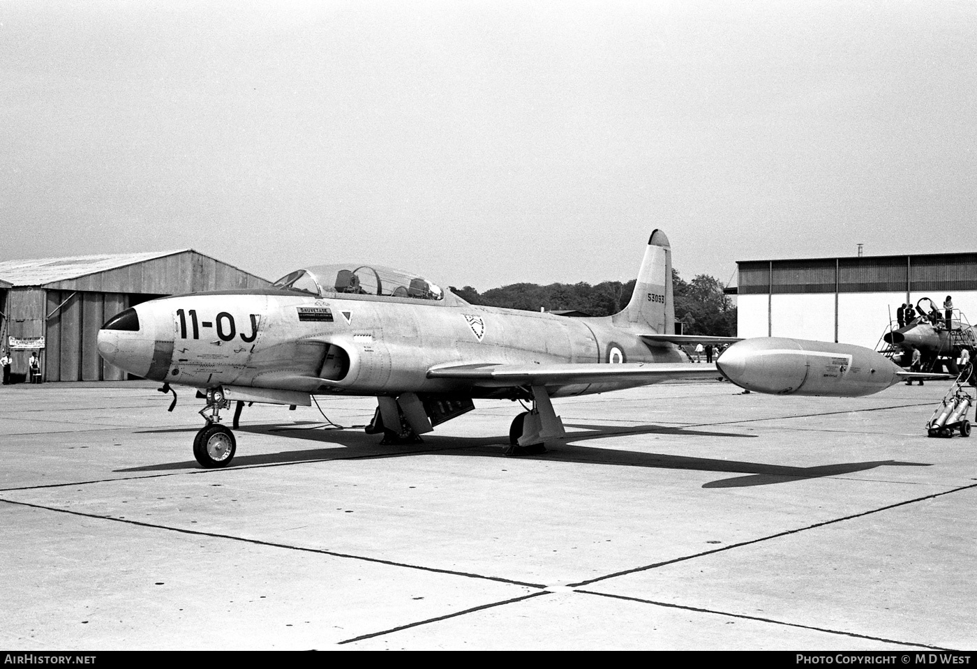 Aircraft Photo of 55-3093 | Lockheed T-33A | France - Air Force | AirHistory.net #113685