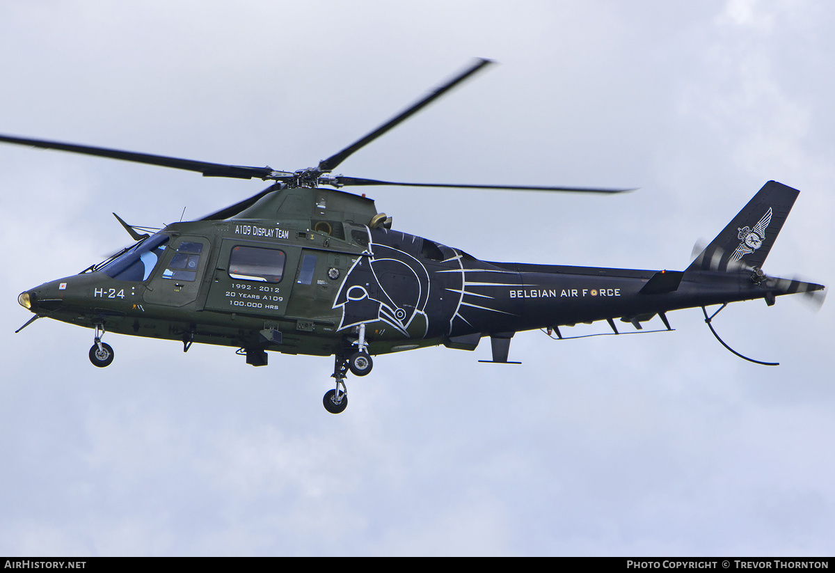 Aircraft Photo of H24 | Agusta A-109HO (A-109BA) | Belgium - Air Force | AirHistory.net #113689