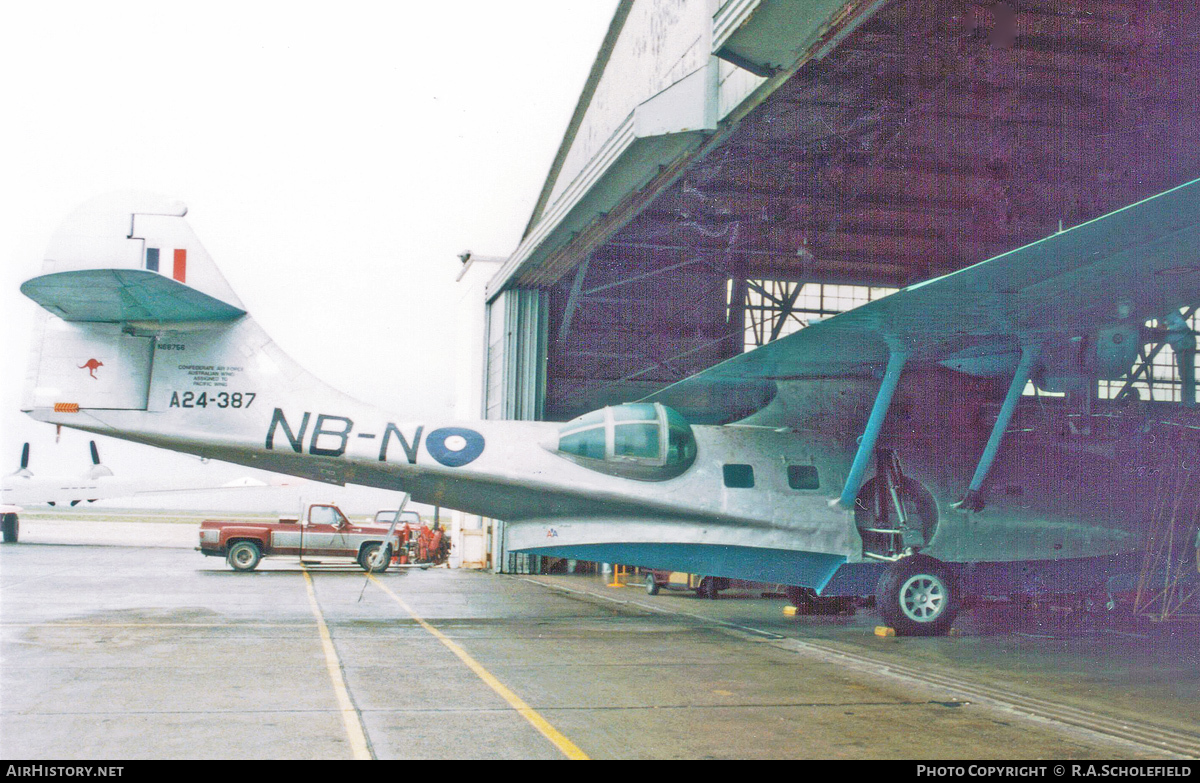 Aircraft Photo of N68756 / A24-387 | SCAC 28-5ACF Landseaire | Australia - Air Force | AirHistory.net #113711