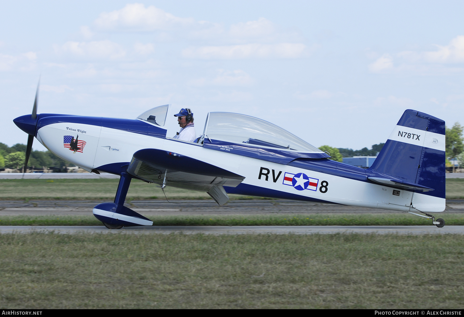 Aircraft Photo of N78TX | Van's RV-8 | USA - Air Force | AirHistory.net #113721