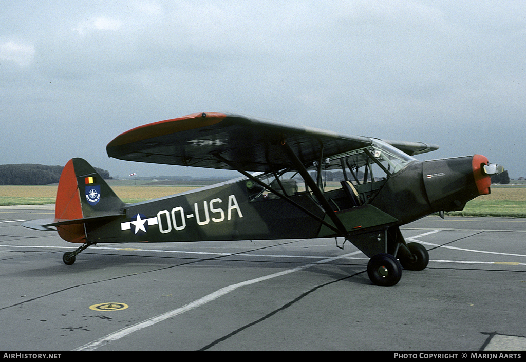Aircraft Photo of OO-USA | Piper PA-18A-150 Super Cub | NATO Aeroclub | USA - Air Force | AirHistory.net #113723