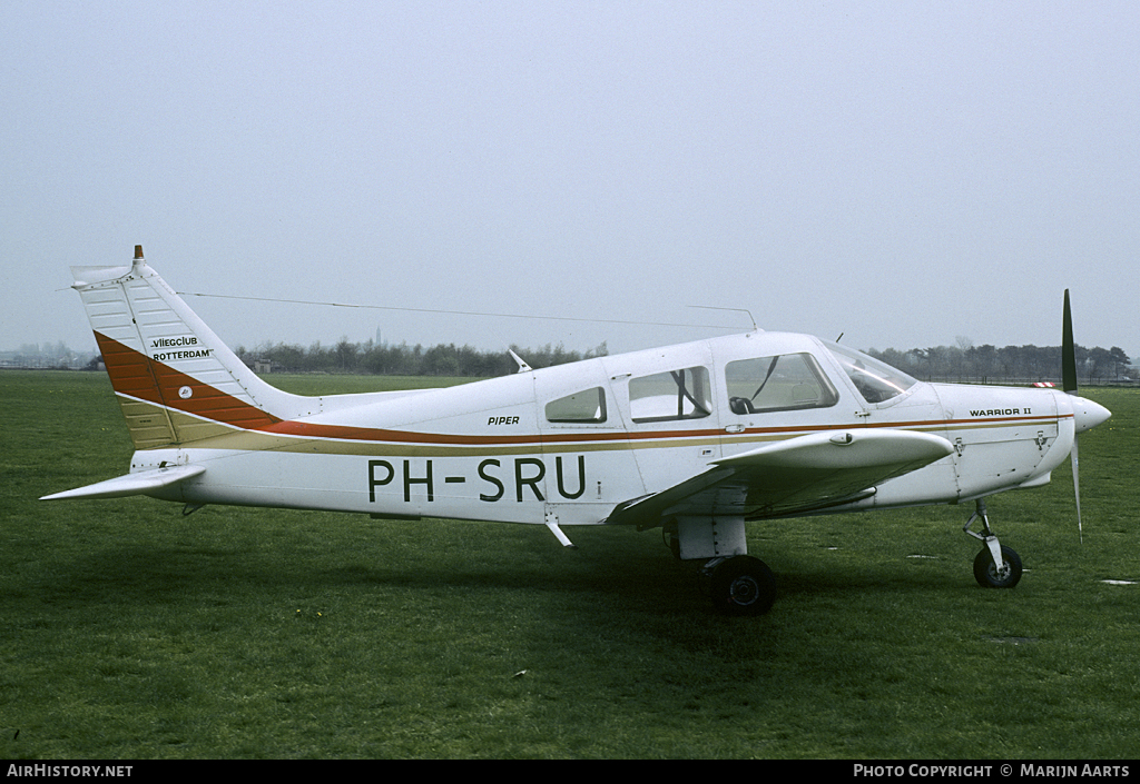 Aircraft Photo of PH-SRU | Piper PA-28-161 Warrior II | Vliegclub Rotterdam | AirHistory.net #113751