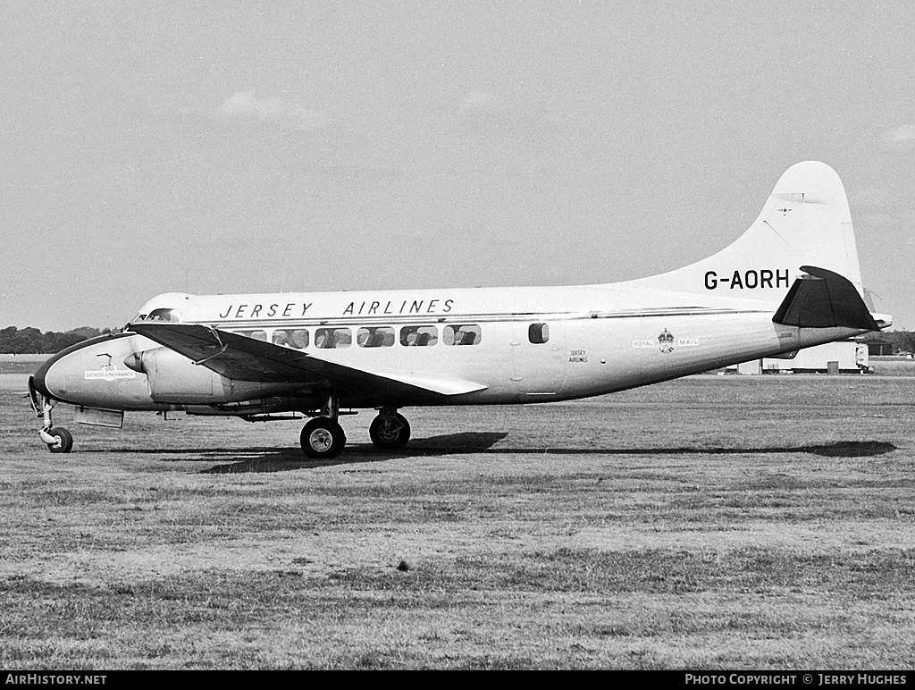 Aircraft Photo of G-AORH | De Havilland D.H. 114 Heron 2 | Jersey Airlines | AirHistory.net #113767