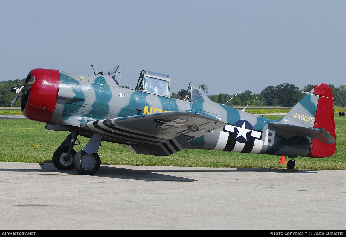 Aircraft Photo of N826G / 440075 | North American AT-6G Texan | USA - Air Force | AirHistory.net #113772