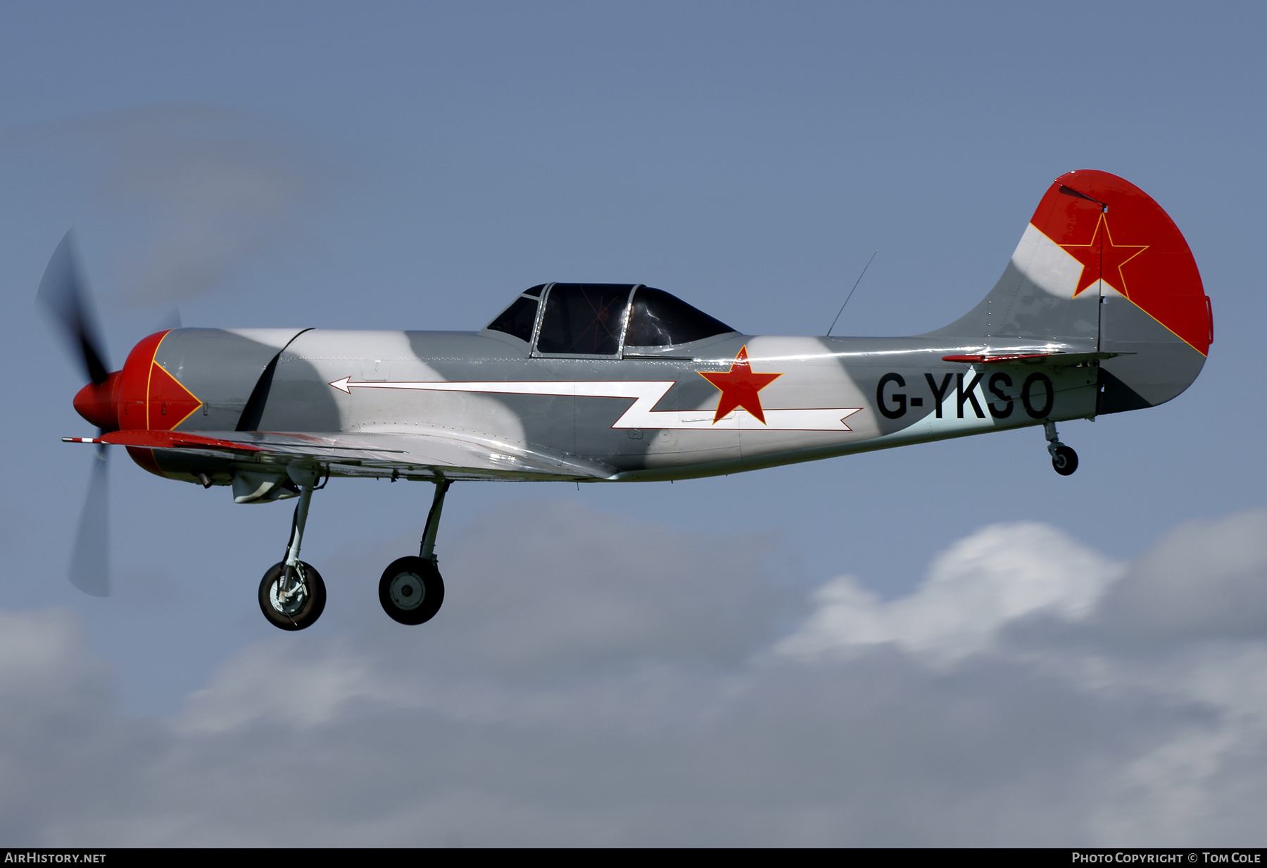 Aircraft Photo of G-YKSO | Yakovlev Yak-50 | Soviet Union - Air Force | AirHistory.net #113784