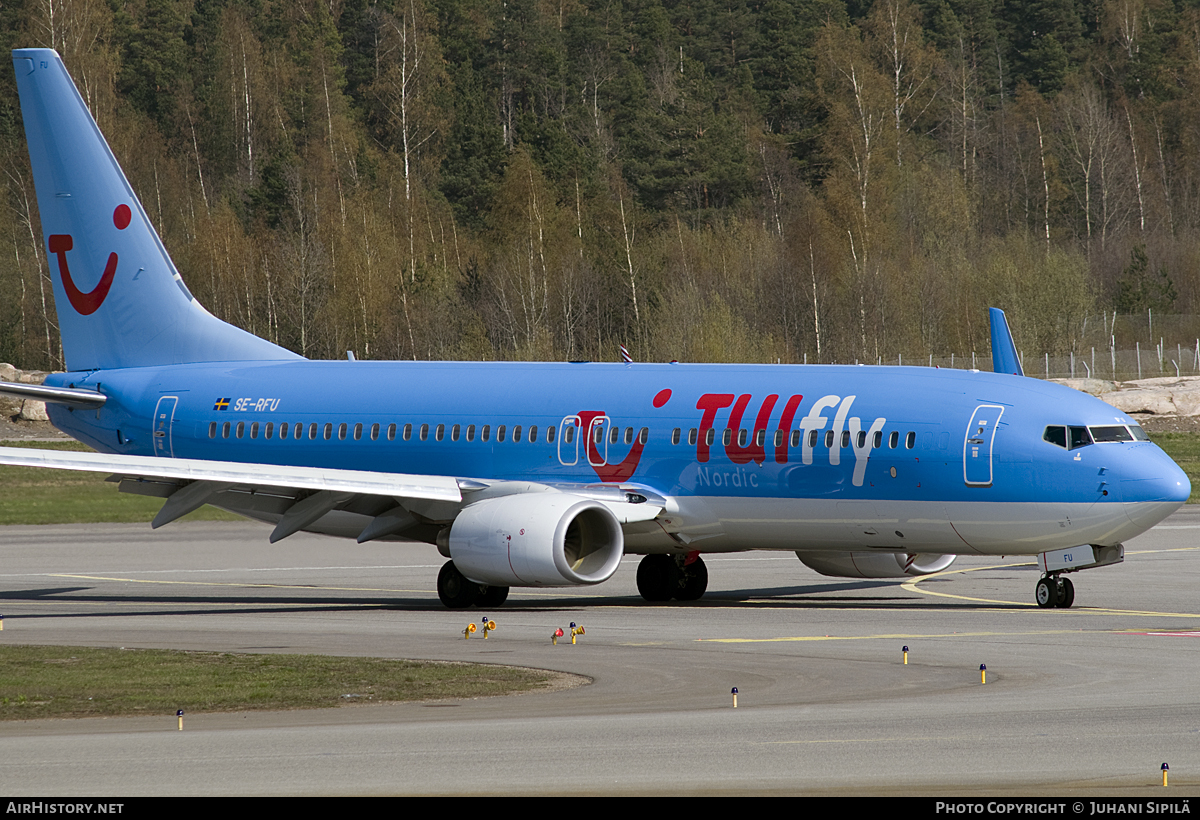 Aircraft Photo of SE-RFU | Boeing 737-8K5 | TUIfly Nordic | AirHistory.net #113788