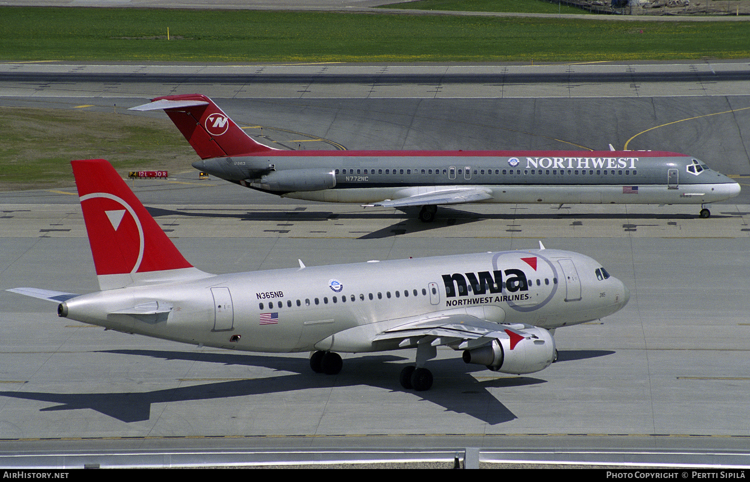 Aircraft Photo of N365NB | Airbus A319-114 | Northwest Airlines | AirHistory.net #113827