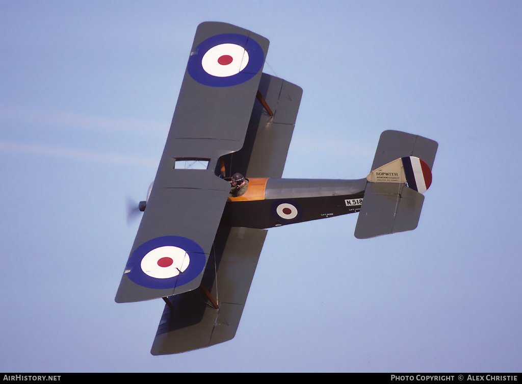 Aircraft Photo of G-EBKY / N5180 | Sopwith Pup | UK - Air Force | AirHistory.net #113891