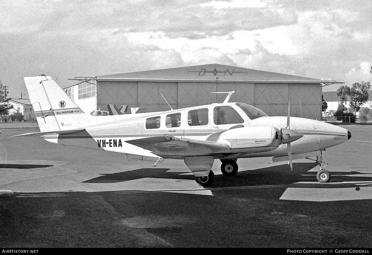 Aircraft Photo of VH-ENA | Beech 58 Baron | Bill Harrison Pty. Ltd | AirHistory.net #113895