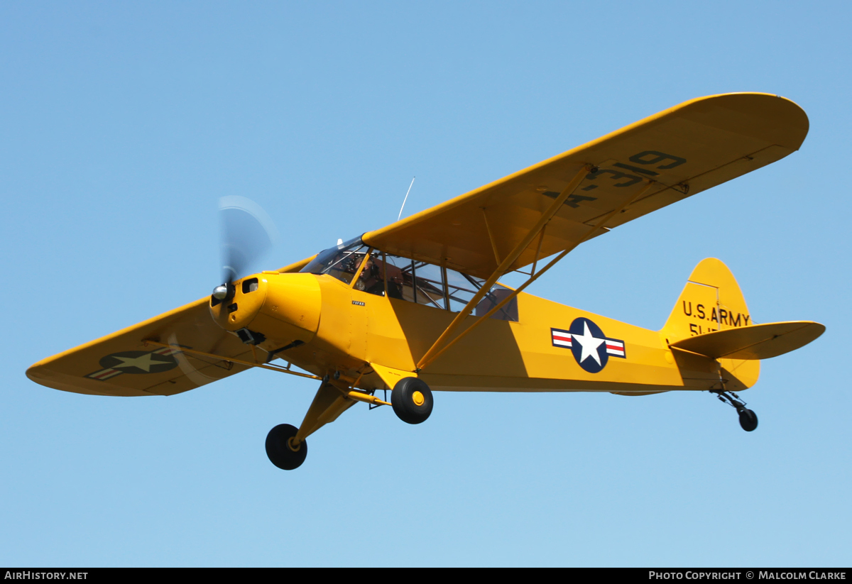 Aircraft Photo of G-FUZZ / 51-15319 | Piper L-18C Super Cub | USA - Army | AirHistory.net #113959