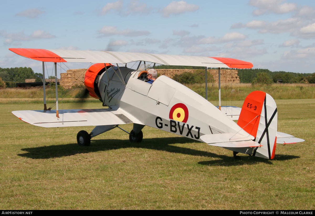 Aircraft Photo of G-BVXJ / ES-9 | Bücker Bü 133C Jungmeister | Spain - Air Force | AirHistory.net #113987