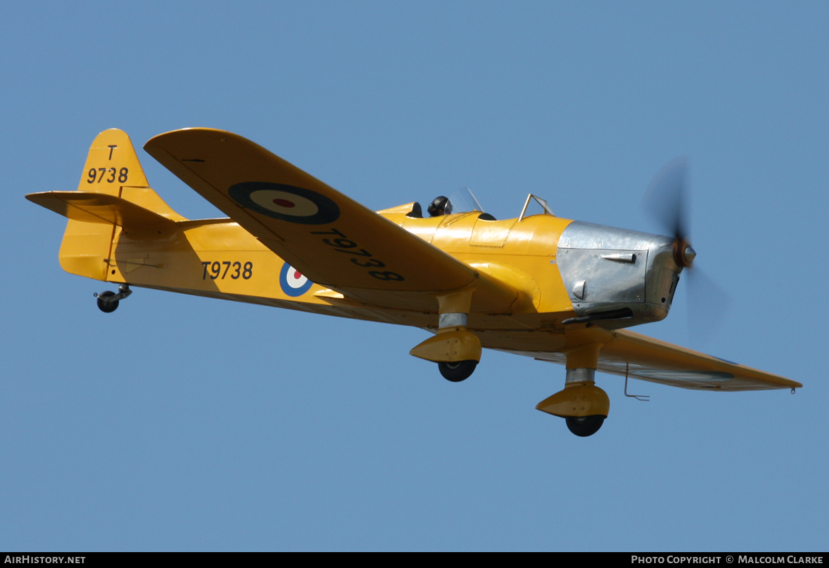 Aircraft Photo of G-AKAT / T9738 | Miles M.14A Hawk Trainer 3 | UK - Air Force | AirHistory.net #114025