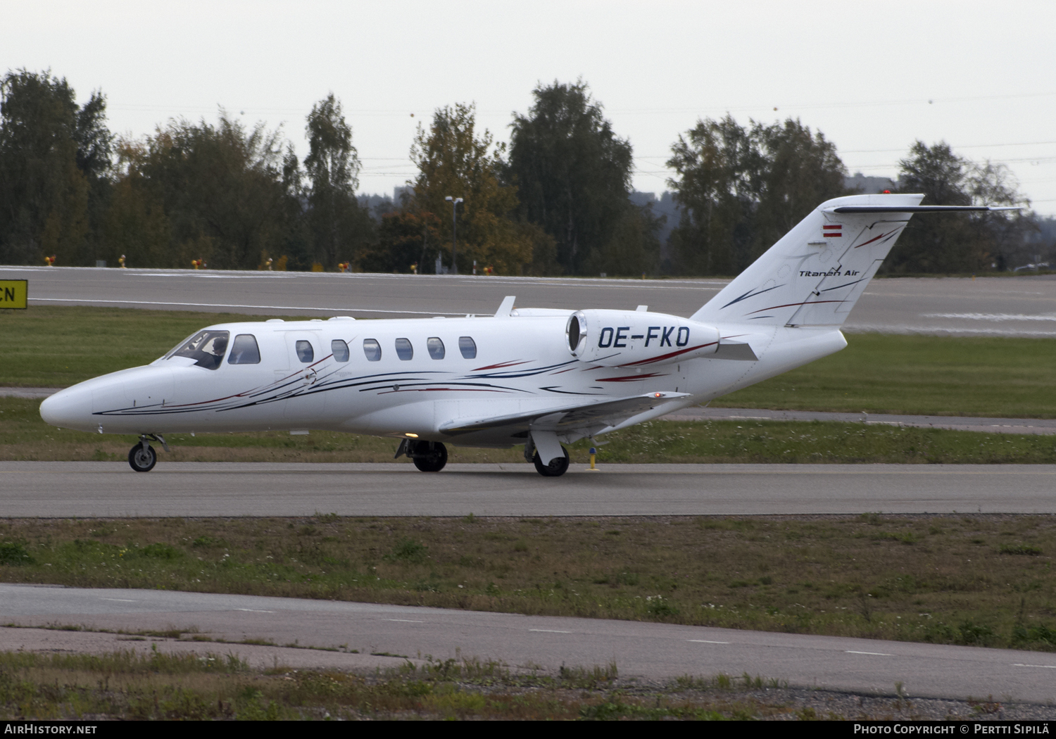 Aircraft Photo of OE-FKO | Cessna 525A CitationJet CJ2+ | Titanen Air | AirHistory.net #114037