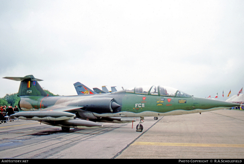 Aircraft Photo of FC11 | Lockheed TF-104G Starfighter | Belgium - Air Force | AirHistory.net #114050