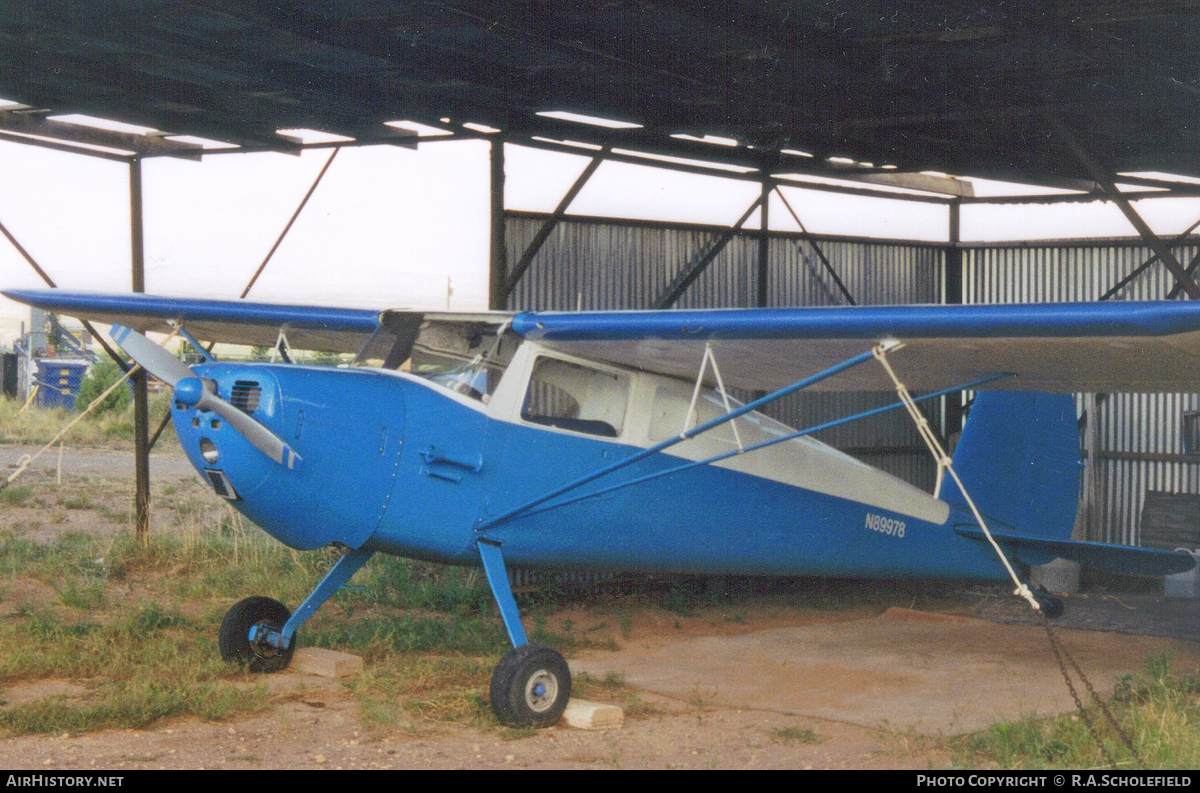 Aircraft Photo of N89978 | Cessna 120 | AirHistory.net #114072