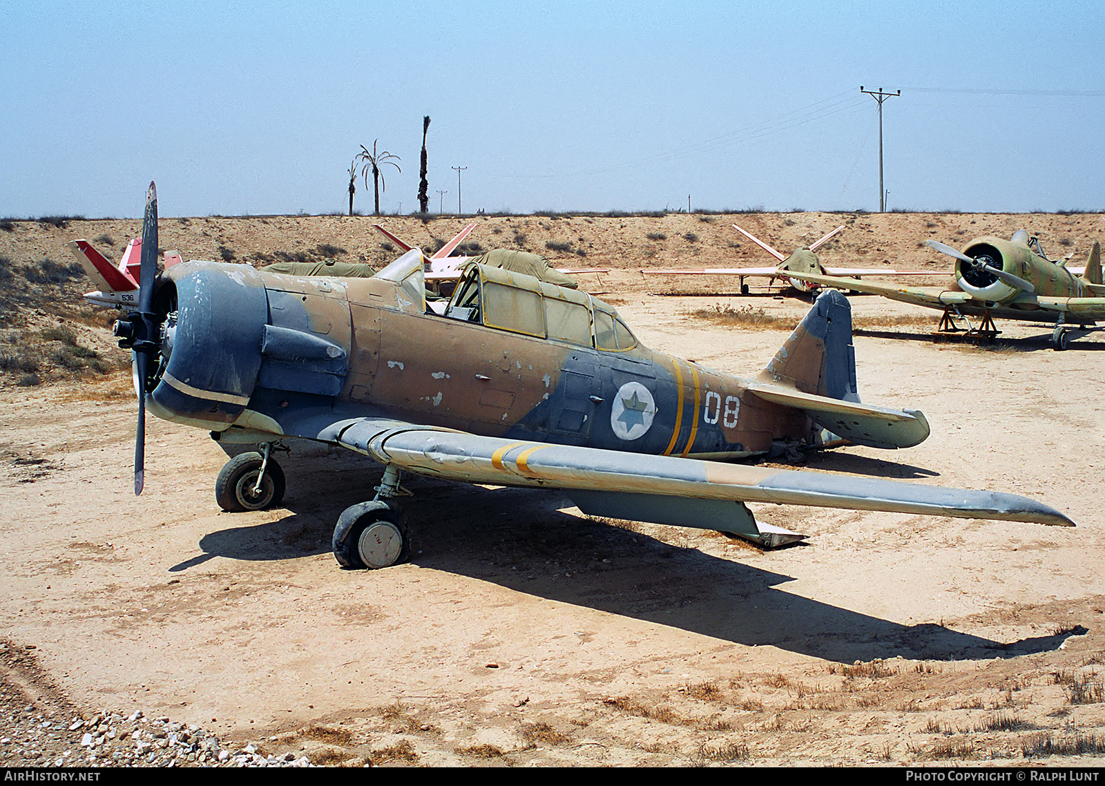 Aircraft Photo of 1108 / 08 | North American AT-6A Texan | Israel - Air Force | AirHistory.net #114080
