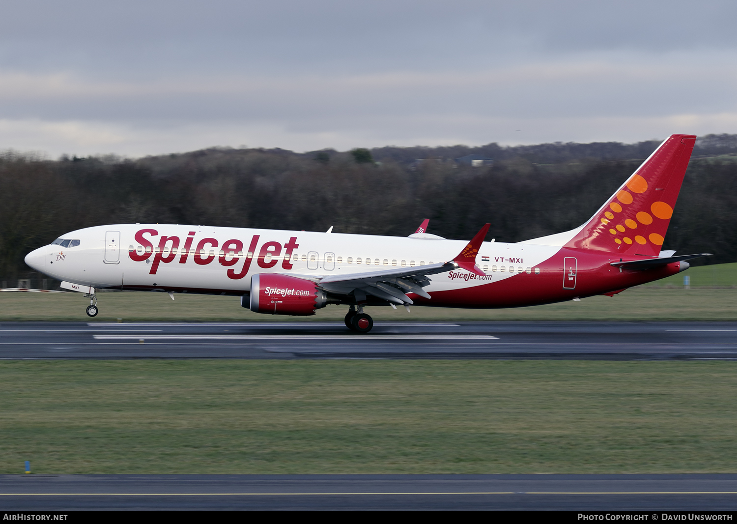 Aircraft Photo of VT-MXI | Boeing 737-8 Max 8 | SpiceJet | AirHistory.net #114082