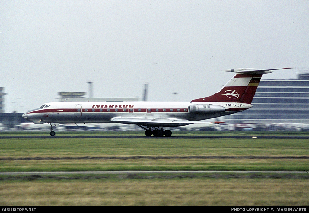 Aircraft Photo of DM-SCH | Tupolev Tu-134 | Interflug | AirHistory.net #114106