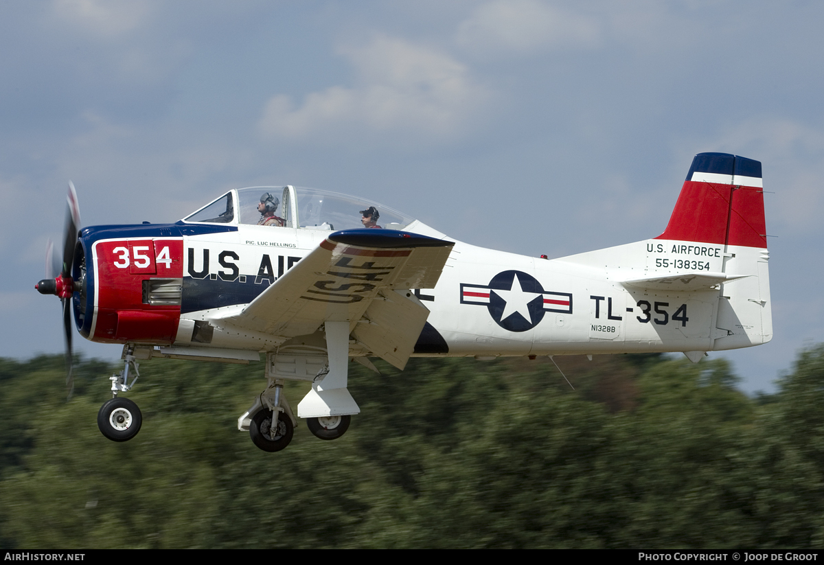 Aircraft Photo of N1328B / 55-138354 | North American T-28B Trojan | USA - Air Force | AirHistory.net #114121