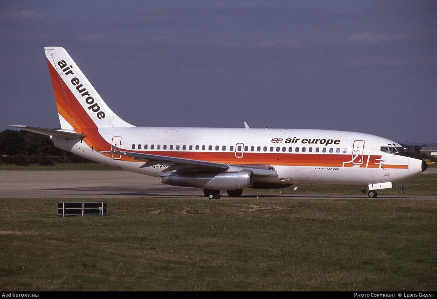 Aircraft Photo of G-BMEC | Boeing 737-2S3/Adv | Air Europe | AirHistory.net #114164