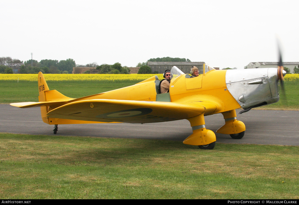 Aircraft Photo of G-AKAT / T9738 | Miles M.14A Hawk Trainer 3 | UK - Air Force | AirHistory.net #114176