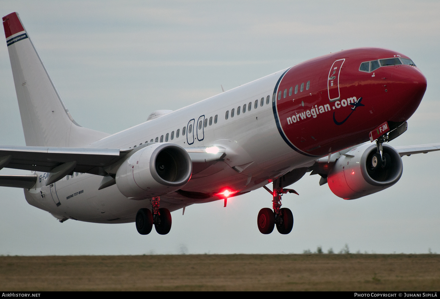 Aircraft Photo of EI-FJM | Boeing 737-8JP | Norwegian | AirHistory.net #114189