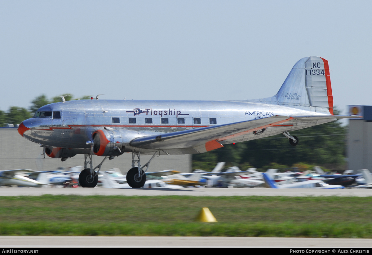 Aircraft Photo of N17334 / NC17334 | Douglas DC-3-178 | Flagship Detroit Foundation | American Airlines | AirHistory.net #114213