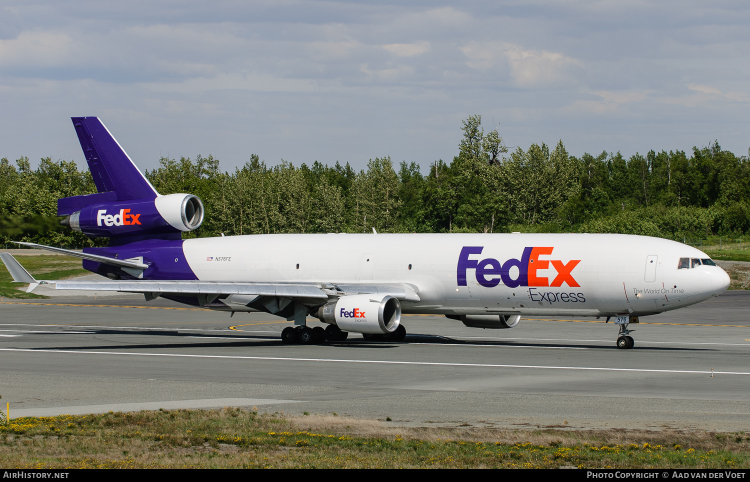 Aircraft Photo of N576FE | McDonnell Douglas MD-11/F | FedEx Express - Federal Express | AirHistory.net #114232