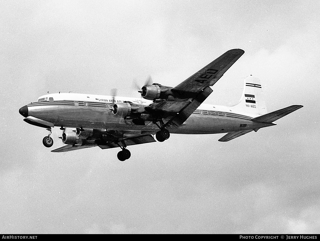 Aircraft Photo of YK-AED | Douglas DC-6B | Syrian Arab Airlines | AirHistory.net #114233