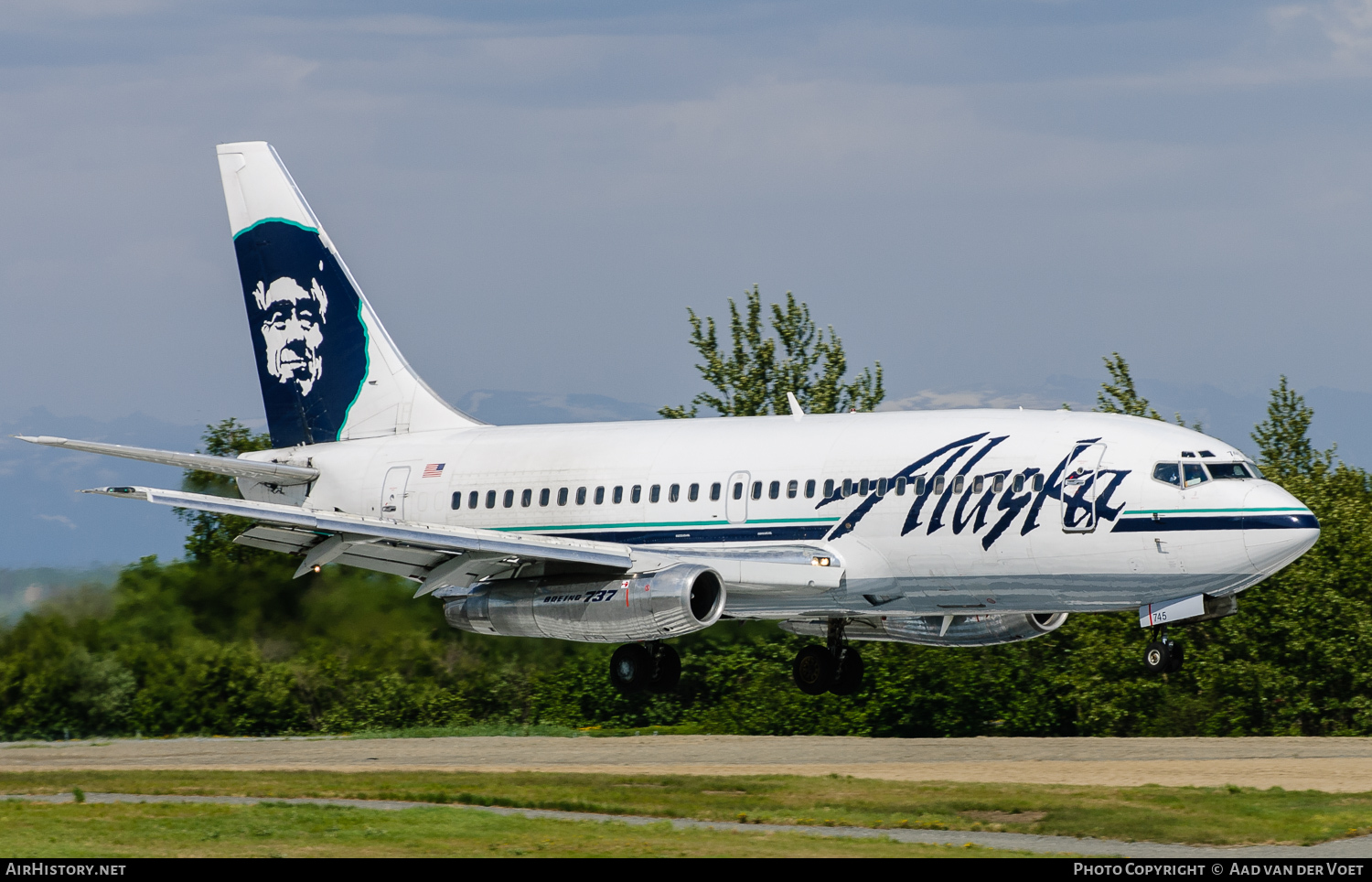 Aircraft Photo of N745AS | Boeing 737-298C/Adv | Alaska Airlines | AirHistory.net #114243