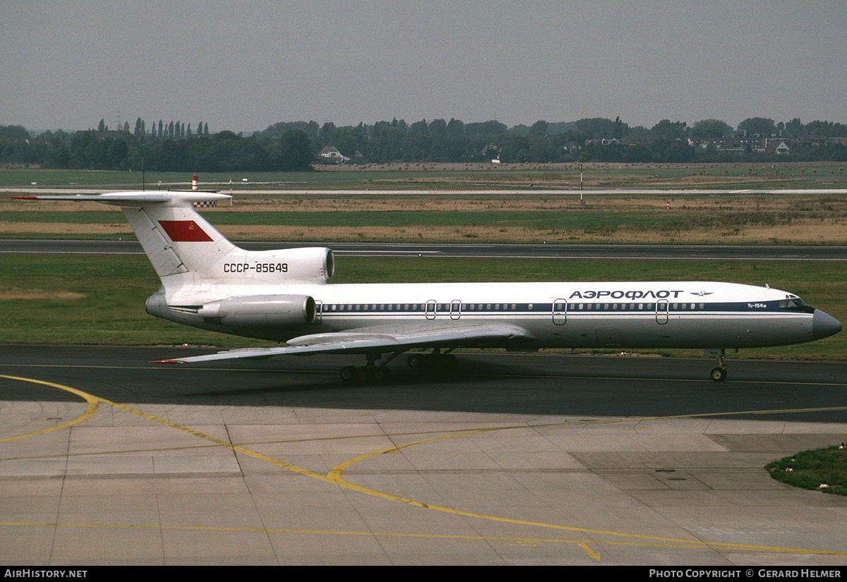 Aircraft Photo of CCCP-85649 | Tupolev Tu-154M | Aeroflot | AirHistory.net #114245