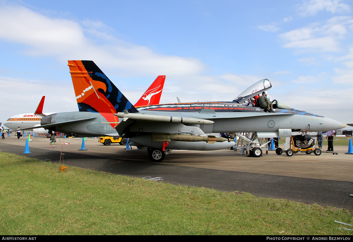 Aircraft Photo of A21-23 | McDonnell Douglas F/A-18A Hornet | Australia - Air Force | AirHistory.net #114274