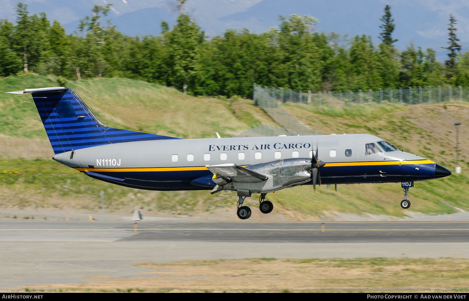 Aircraft Photo of N1110J | Embraer EMB-120FC Brasilia | Everts Air Cargo | AirHistory.net #114308
