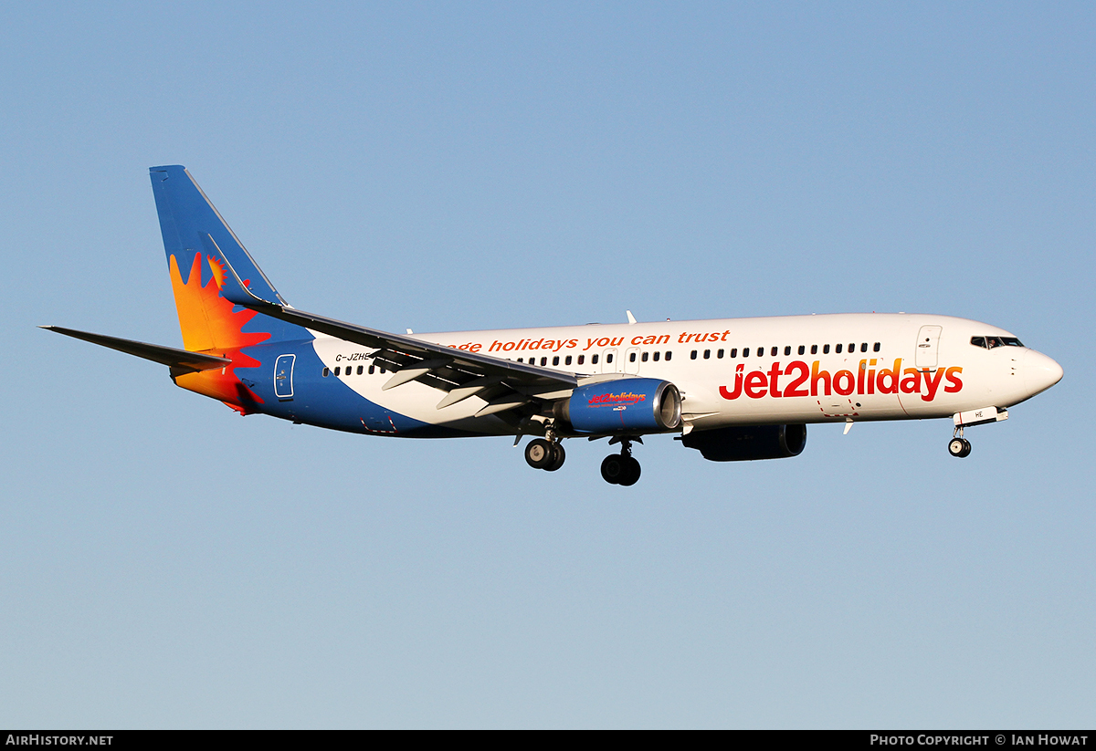 Aircraft Photo of G-JZHE | Boeing 737-8K2 | Jet2 Holidays | AirHistory.net #114319